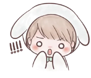 😱 emoji Marshmallow Bunny || @xxyuji Telegram sticker 10 of 40