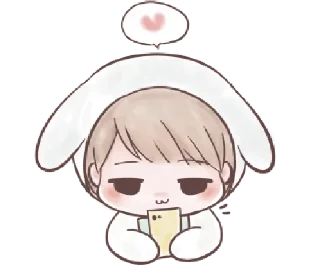📱 emoji Marshmallow Bunny || @xxyuji Telegram sticker 23 of 40