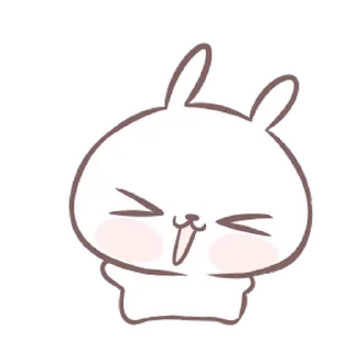 Sticker from @ikmut: Marshmallow Bunny. ♡