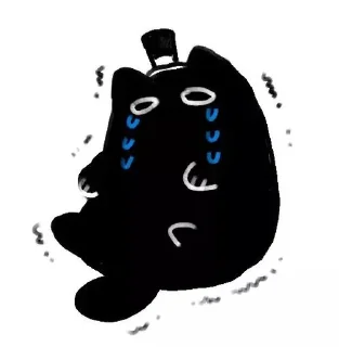 ⭐ emoji 克莱恩礼帽猫 @furrystickercn Telegram sticker 18 of 105