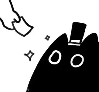⭐ emoji 克莱恩礼帽猫 @furrystickercn Telegram sticker 16 of 105