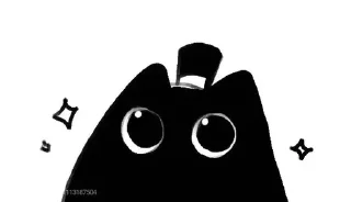 ⭐ emoji 克莱恩礼帽猫 @furrystickercn Telegram sticker 7 of 105
