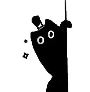 ⭐ emoji 克莱恩礼帽猫 @furrystickercn Telegram sticker 6 of 105