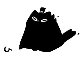 ⭐ emoji 克莱恩礼帽猫 @furrystickercn Telegram sticker 3 of 105