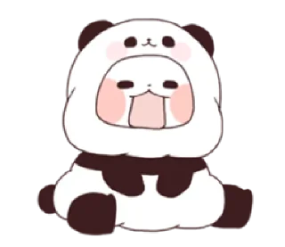 🎵 emoji Yururinpanda -costume ver.-  @RekcitsEnilbot Telegram sticker 20 of 40