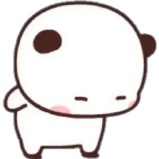 😶 emoji cute panda Telegram sticker 9 of 110