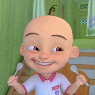 Sticker from upin nie bg