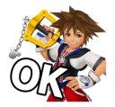 Sticker from Kingdom Hearts LINE Stickers
