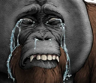 ⭐ emoji Orangutan X panda Telegram sticker 9 of 40