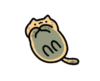 🌟 emoji redtabby move Sticker @moe_sticker_bot Telegram sticker 20 of 24