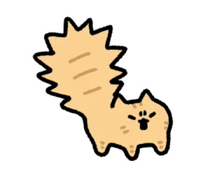 🌟 emoji redtabby move Sticker @moe_sticker_bot Telegram sticker 16 of 24