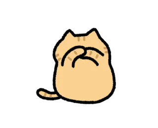 🌟 emoji redtabby move Sticker @moe_sticker_bot Telegram sticker 18 of 24