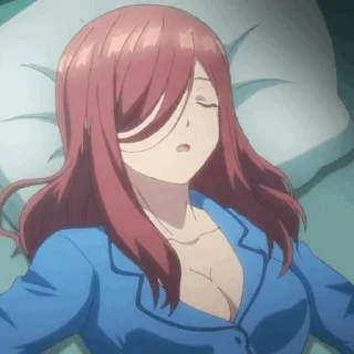😴 emoji Miku nakano @AnimeIndustryIndex Telegram sticker 16 of 83
