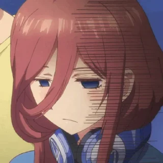 😐 emoji Miku nakano @AnimeIndustryIndex Telegram sticker 13 of 83
