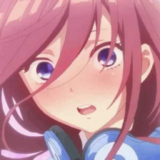 😳 emoji Miku nakano @AnimeIndustryIndex Telegram sticker 17 of 83