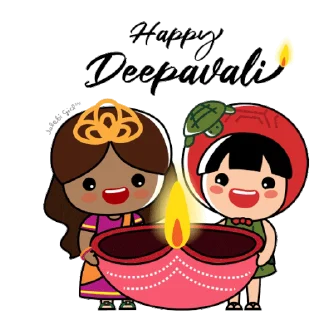 Sticker from Diwali Pack @DarshanRavalDz_official