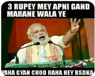 Sticker from @MereChannels | Modi ji pack