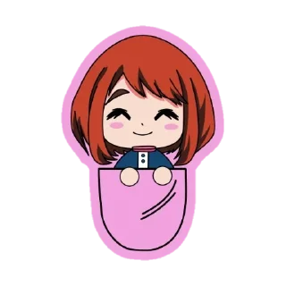 Sticker from Uraraka ochako