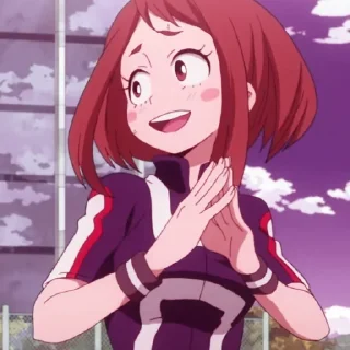 Sticker from Uraraka Ochako — @StickerAnimesp