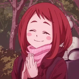 Sticker from Uraraka Ochako — @StickerAnimesp