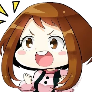 Sticker from Uraraka ochako