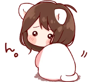 🤍 emoji 소중한 ⸻ @stikie's  ౨ৎ  @pacii Telegram sticker 23 of 24