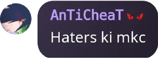 Sticker from anticheat