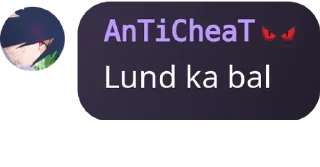 Sticker from anticheat