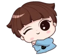 😉 emoji JinJu @tikelku Telegram sticker 16 of 41