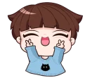 ✌ emoji JinJu @tikelku Telegram sticker 17 of 41