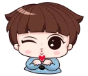 😘 emoji JinJu @tikelku Telegram sticker 6 of 41