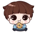 🍩 emoji JinJu @tikelku Telegram sticker 4 of 41