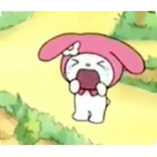 Sticker from pinky
