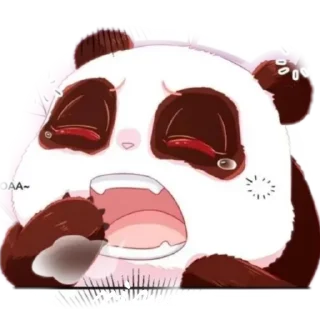 Sticker from Panda absurd rima @ryiimm