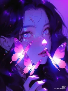 🤩 emoji @couples4ever Purple💜 World Telegram sticker 14 of 44