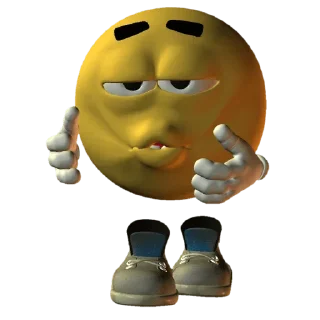 😀 emoji bola amarilla Telegram sticker 14 of 30