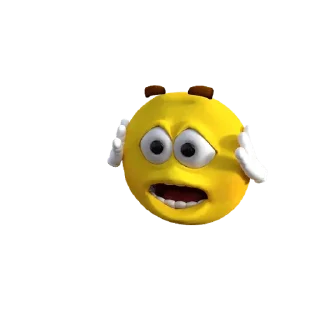 😀 emoji bola amarilla Telegram sticker 12 of 30
