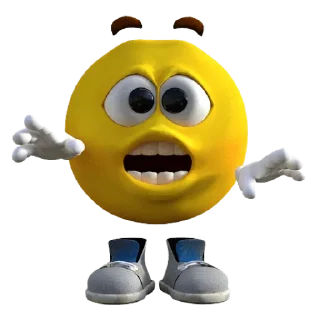 😀 emoji bola amarilla Telegram sticker 5 of 30