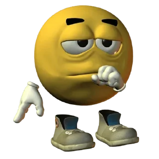 😀 emoji bola amarilla Telegram sticker 19 of 30