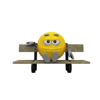 😀 emoji bola amarilla Telegram sticker 24 of 30
