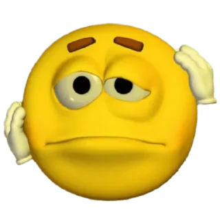 😀 emoji bola amarilla Telegram sticker 17 of 30