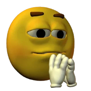 😀 emoji bola amarilla Telegram sticker 7 of 30