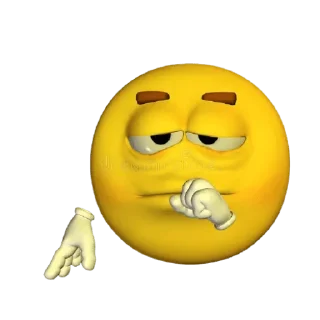 😀 emoji bola amarilla Telegram sticker 22 of 30
