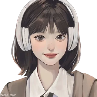 👑 emoji Anime Girl Pack P2. @Anime_Sticker_noob Telegram sticker 6 of 80
