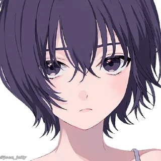👑 emoji Anime Girl Pack P2. @Anime_Sticker_noob Telegram sticker 2 of 80