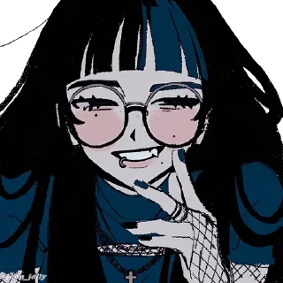 👑 emoji Anime Girl Pack P2. @Anime_Sticker_noob Telegram sticker 4 of 80