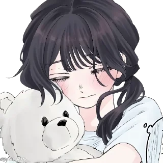 👑 emoji Anime Girl Pack P2. @Anime_Sticker_noob Telegram sticker 22 of 80