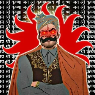 🚩 emoji 𝘑𝘈𝘐 𝘙𝘈𝘑𝘗𝘜𝘛𝘈𝘕𝘈 @thakur13bhai Telegram sticker 11 of 111