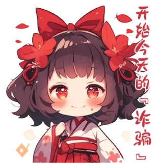 Sticker from 叶叶子 @redleavesofficial