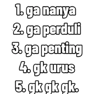 Sticker from @ekucingilang + @nbermalam